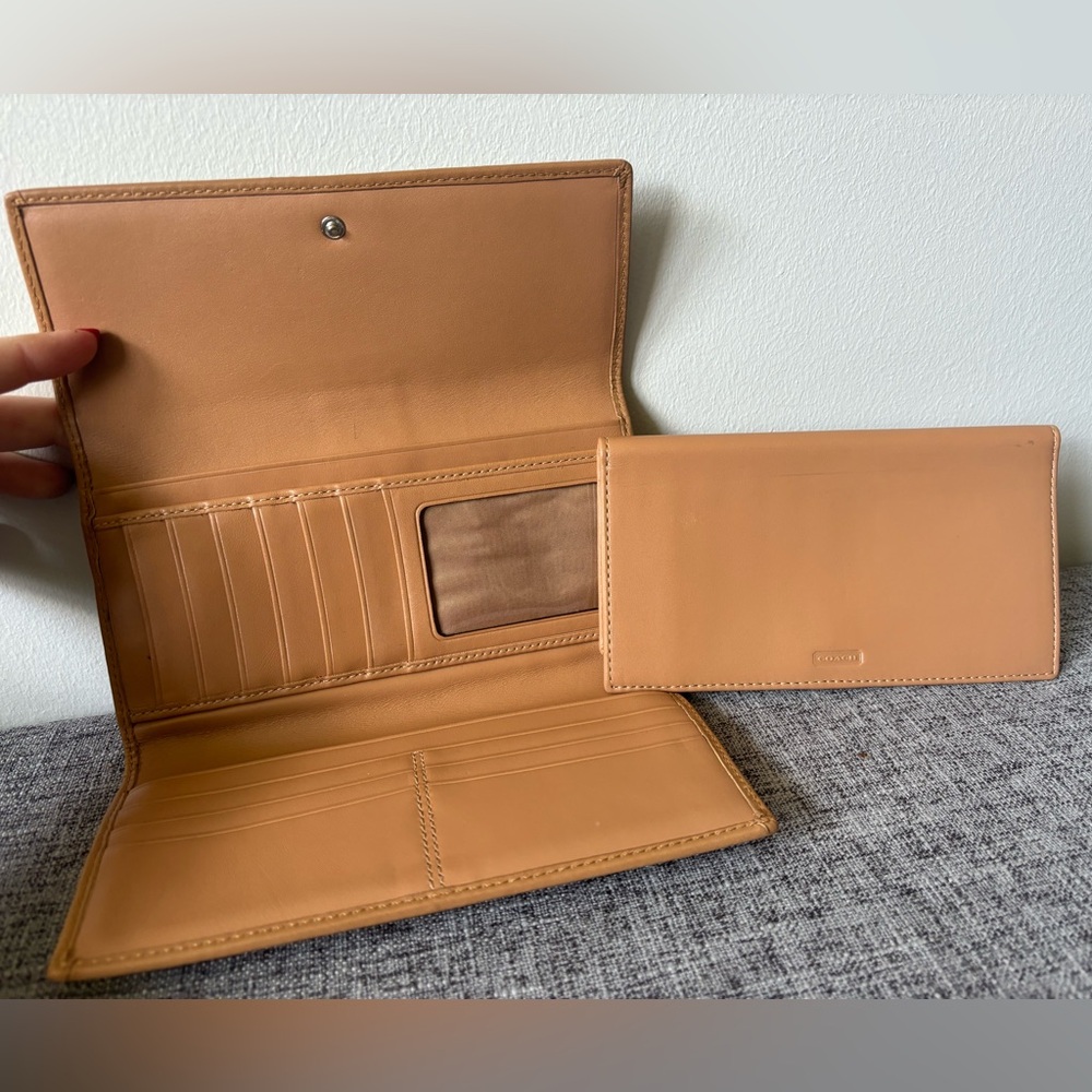 Coach Monogram Wallet with Checkbook Cover - Picture 5 of 5